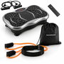 Pack Plateforme Vibrante avec Haut-parleur, Télécommande et Ceinture avec Bandes de Résistance InnovaGoods
