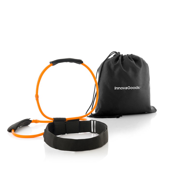 Pack Plateforme Vibrante avec Haut-parleur, Télécommande et Ceinture avec Bandes de Résistance InnovaGoods