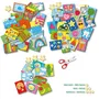 SES CREATIVE Hobby 3-6 - J'apprends a decouper Mega Kit d'activite motricite fine avec 48 feuilles d'exercices et ciseaux enfants, Age 3 ans et plus