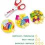 SES CREATIVE Hobby 3-6 - J'apprends a decouper Mega Kit d'activite motricite fine avec 48 feuilles d'exercices et ciseaux enfants, Age 3 ans et plus