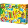 SES CREATIVE Hobby 3-6 - J'apprends a decouper Mega Kit d'activite motricite fine avec 48 feuilles d'exercices et ciseaux enfants, Age 3 ans et plus