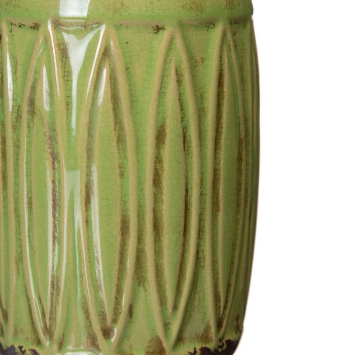 BigBuy Home Vase Pistache Céramique 12,5 x 12,5 x 22,5 cm BigBuy Home Vase Pistache Céramique 12,5 x 12,5 x 22,5 cm