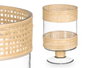 GIFTDECOR Porte-bougie Copa Cylindrique Verre et Rattan