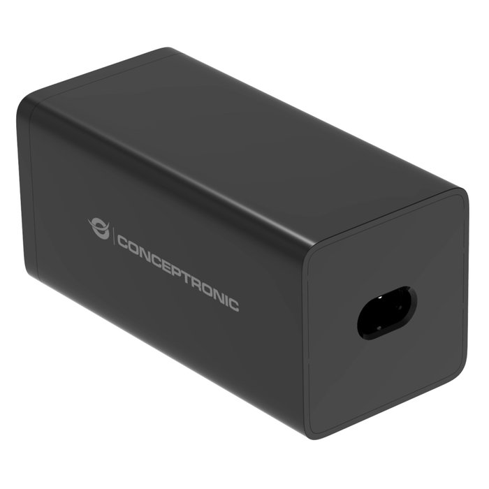 Conceptronic OZUL06BE 200W Chargeur GaN avec câble USB-C Conceptronic OZUL06BE 200W Chargeur GaN avec câble USB-C