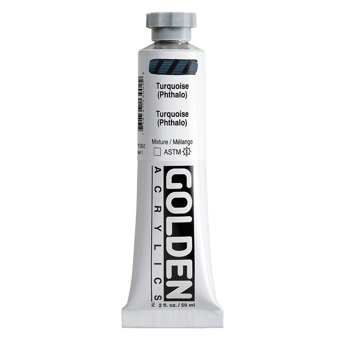 Golden Peinture Acrylique Heavy Body Turquoise (Thalo) 59 ml Golden Peinture Acrylique Heavy Body Turquoise (Thalo) 59 ml