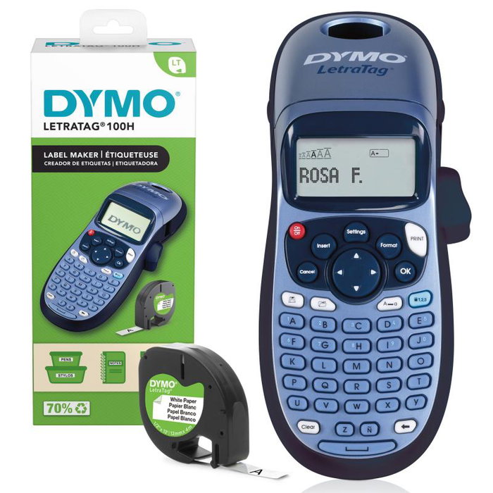 Dymo LetraTag LT-100H LT100H Bleu Dymo LetraTag LT-100H LT100H Bleu