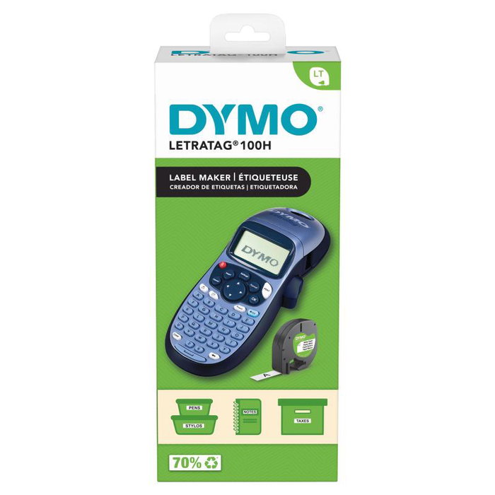 Dymo LetraTag LT-100H LT100H Bleu Dymo LetraTag LT-100H LT100H Bleu
