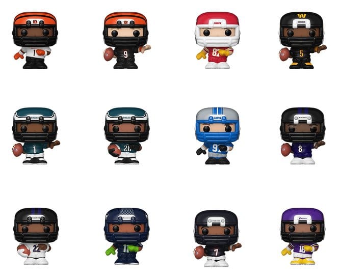 Funko NFL Mystery Bitty POP! Vinyl Series 2 - Présentoir de 24 figurines