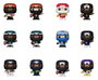 Funko NFL Mystery Bitty POP! Vinyl Series 2 - Présentoir de 24 figurines