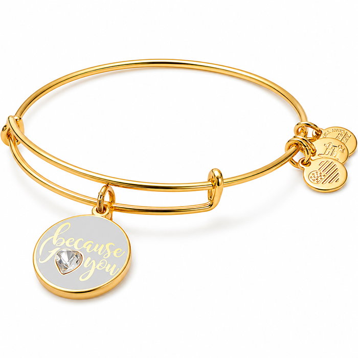 Alex And Ani Bracelet ILOVEYOU Doré 20cm Alex And Ani Bracelet ILOVEYOU Doré 20cm