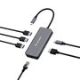 Verbatim USB-C Essentials Multiport Hub 6 ports avec RJ45 - Gris