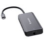 Verbatim USB-C Essentials Multiport Hub 6 ports avec RJ45 - Gris