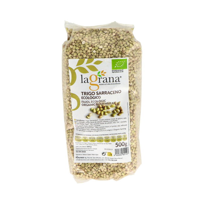 La Grana Trigo Sarraceno 500g Bio – Grain de sarrasin écologique La Grana Trigo Sarraceno 500g Bio – Grain de sarrasin écologique