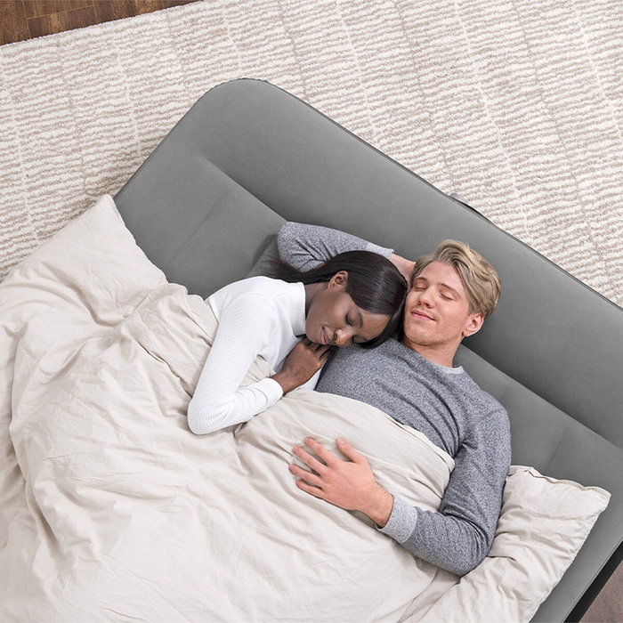 Bestway Lit gonflable 2 places avec pompe électrique intégrée 203 x 152 x 36 cm