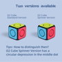 QiYi Cube Rubik 02 Spinner Cube Jouet Casse-tête Spin Coloré