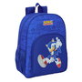 Cartable Sonic Bleu 33 x 42 x 14 cm