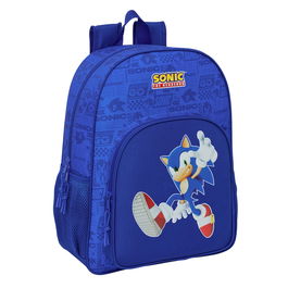 Cartable Sonic Bleu 33 x 42 x 14 cm