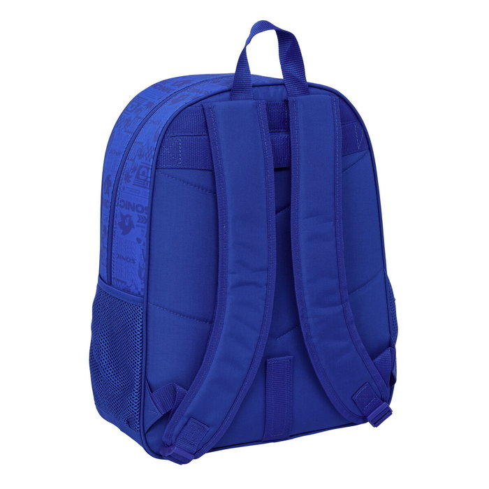 Cartable Sonic Bleu 33 x 42 x 14 cm