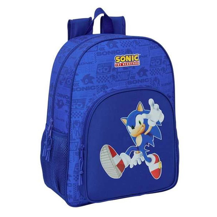 Safta Cartable Sonic Bleu 33 x 42 x 14 cm