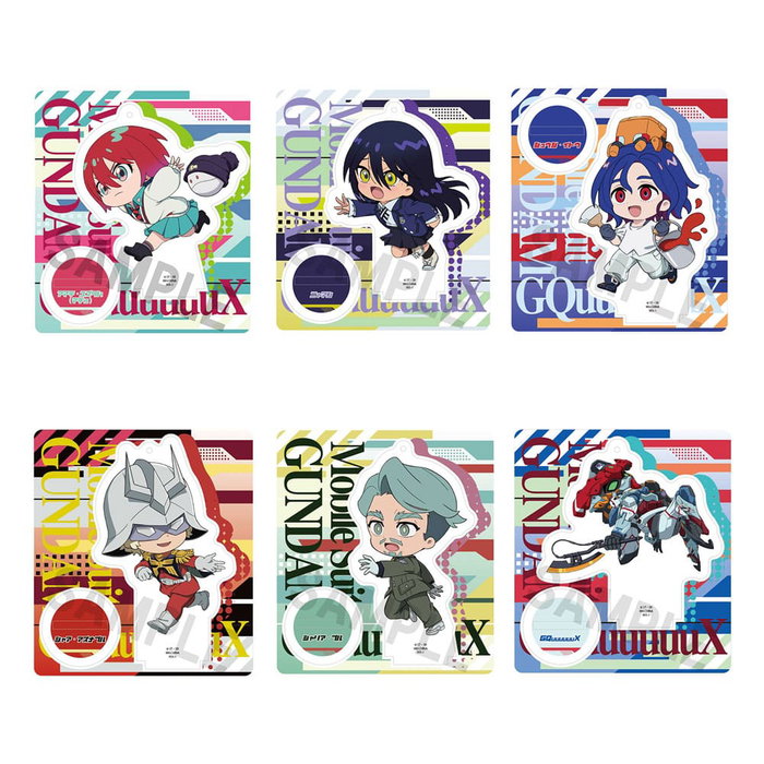 Mobile Suit Gundam GQuuuuuuX assortiment figurines acrylique 9 cm (6) Mobile Suit Gundam GQuuuuuuX assortiment figurines acrylique 9 cm (6)