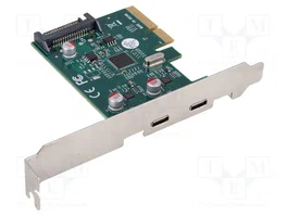 LANBERG PCE-UC3-002 Carte PCIe avec 2 ports USB C