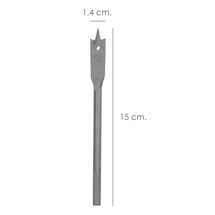 Wolfpack Broca plane pour bois 3 pointes 14,00 mm