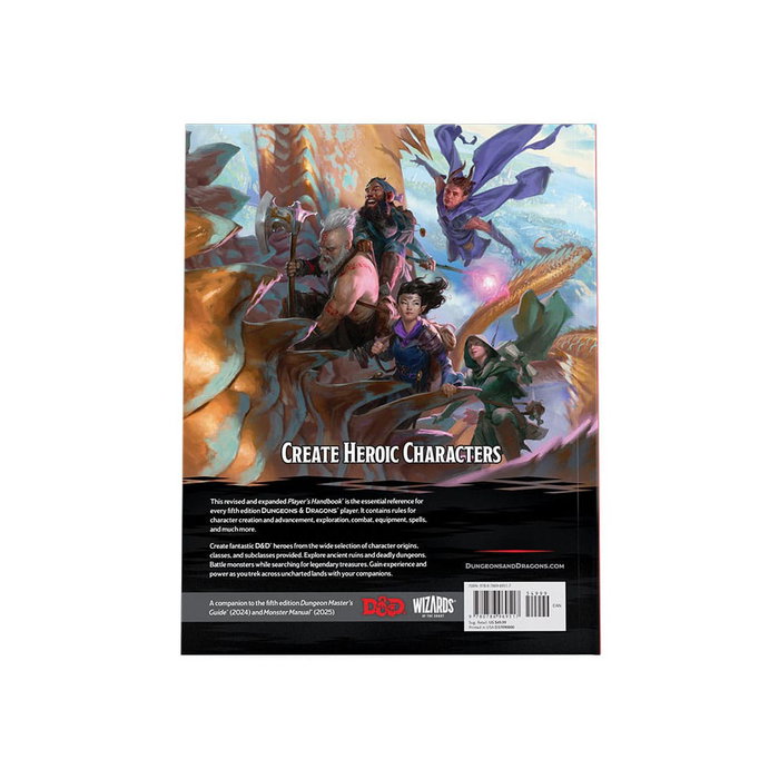 Wizards of the Coast Dungeons & Dragons RPG Player's Handbook 2024 - Anglais