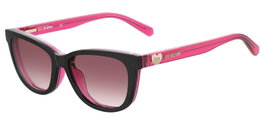 Love Moschino MOL052-CS-3MR-3X Lunettes de soleil Noir Rose