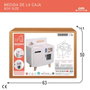 Color Baby - Cuisine en bois pour enfants, dimensions 55 x 30 x 63 cm, MDF et bois, à monter, à partir de 36 mois