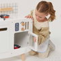 Color Baby - Cuisine en bois pour enfants, dimensions 55 x 30 x 63 cm, MDF et bois, à monter, à partir de 36 mois