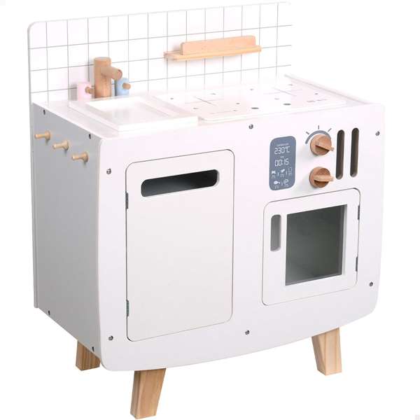 Color Baby - Cuisine en bois pour enfants, dimensions 55 x 30 x 63 cm, MDF et bois, à monter, à partir de 36 mois