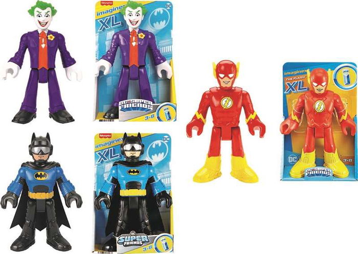 Mattel Figurine Imaginext DC Super Friends XL 26cm - Modèles Assortis Espagnol Portugais