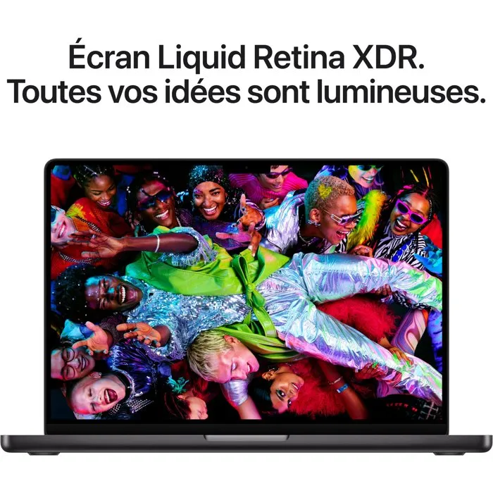 Apple MacBook Pro 14,2" M5 (2026) - Noir Sidéral - RAM 32 Go - SSD 1 To - CPU 10 cœurs - GPU 10 cœurs