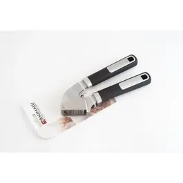 Baumalu Presse-ail en acier inoxydable et nylon noir - 19,5 cm x 6,5 cm x 3 cm