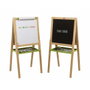 Jeujura Grand tableau multifonctions en bois avec fonction dessin
