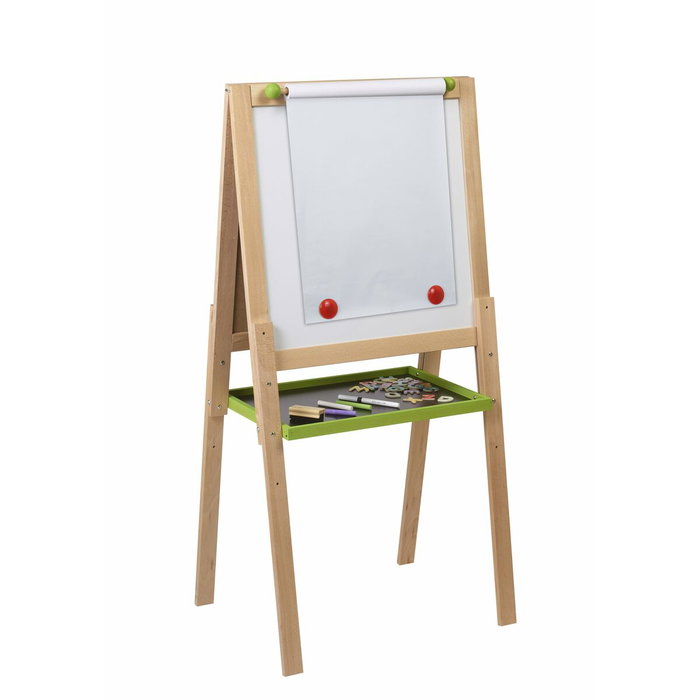 Jeujura Grand tableau multifonctions en bois avec fonction dessin