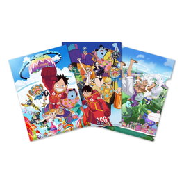 Sakami Merchandise One Piece Egghead Saga Set de 3 pochettes transparentes