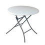 Table d'appoint Lifetime Blanc 83,5 x 73,5 x 83,5 cm Acier Plastique