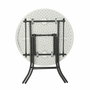 Table Piable Lifetime Blanc Ronde Acier Plastique 83 x 73,5 cm
