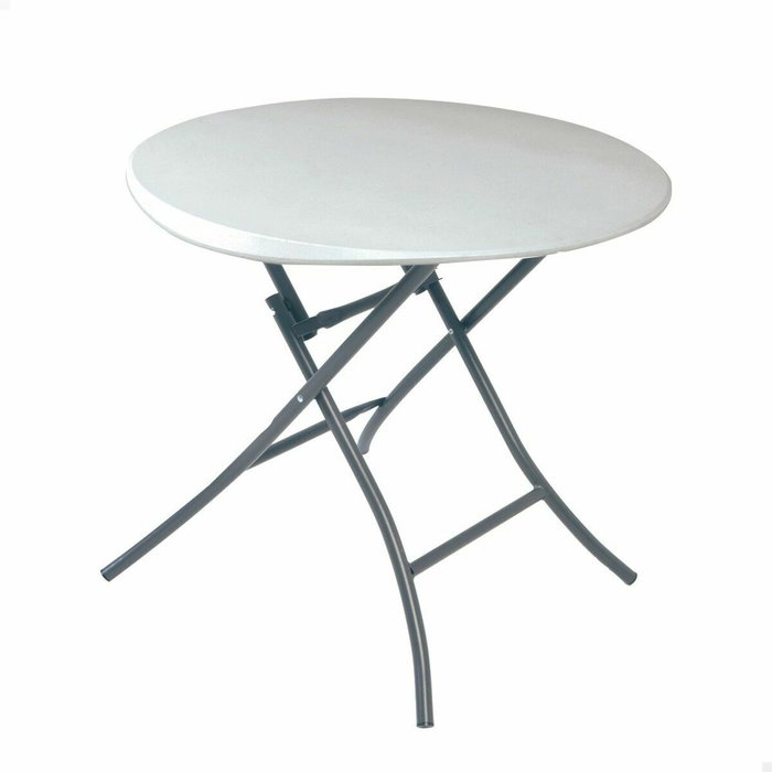 Table Piable Lifetime Blanc Ronde Acier Plastique 83 x 73,5 cm Table Piable Lifetime Blanc Ronde Acier Plastique 83 x 73,5 cm