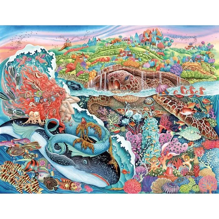 Ravensburger Puzzle 12001484 - 2000 Pièces Adulte Thalassa, Mer, à Partir de 14 Ans - Le Mythe de Thalassa Ravensburger Puzzle 12001484 - 2000 Pièces Adulte Thalassa, Mer, à Partir de 14 Ans - Le Mythe de Thalassa