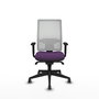 PIQUERAS Y CRESPO Chaise de bureau Horna, mécanisme synchrone, violet et blanc