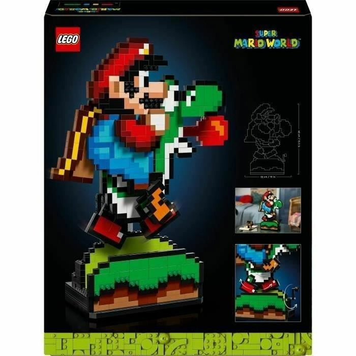 LEGO 71438 Super Mario World - Jeu de construction pour adultes avec figurines Mario et Yoshi - 1215 pièces - Modèle à exposer
