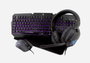 Coolbox Kit Gaming Clavier Souris Casque avec Tapis X-WING 2 Clavier AZERTY Souris 7200 DPI Casque RGB USB