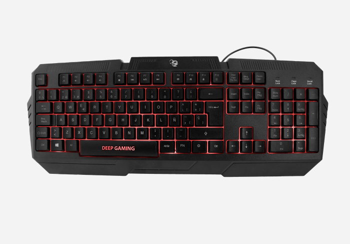 Coolbox Kit Gaming Clavier Souris Casque avec Tapis X-WING 2 Clavier AZERTY Souris 7200 DPI Casque RGB USB