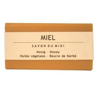 SAVON DU MIDI Savon en barre au miel BIO 100g SAVON DU MIDI Savon en barre au miel BIO 100g