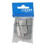 Wago 221-412 Connecteur rapide en ligne avec presse-étoupe 2 conducteurs, 1 rigide + 1 rigide/semi-rigide/flexible, 0,5-2,5 mm², gris, 10 pièces