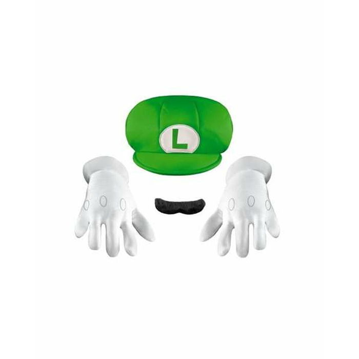 Accessoire de costumes Super Mario Kit Luigi 4 Pièces Accessoire de costumes Super Mario Kit Luigi 4 Pièces
