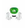 BigBuy Carnival Kit Accessoires de Déguisement Super Mario Luigi 4 Pièces