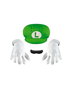 Nintendo - Déguisement enfant Super Mario - Kit Luigi Taille M pour fille et garçon